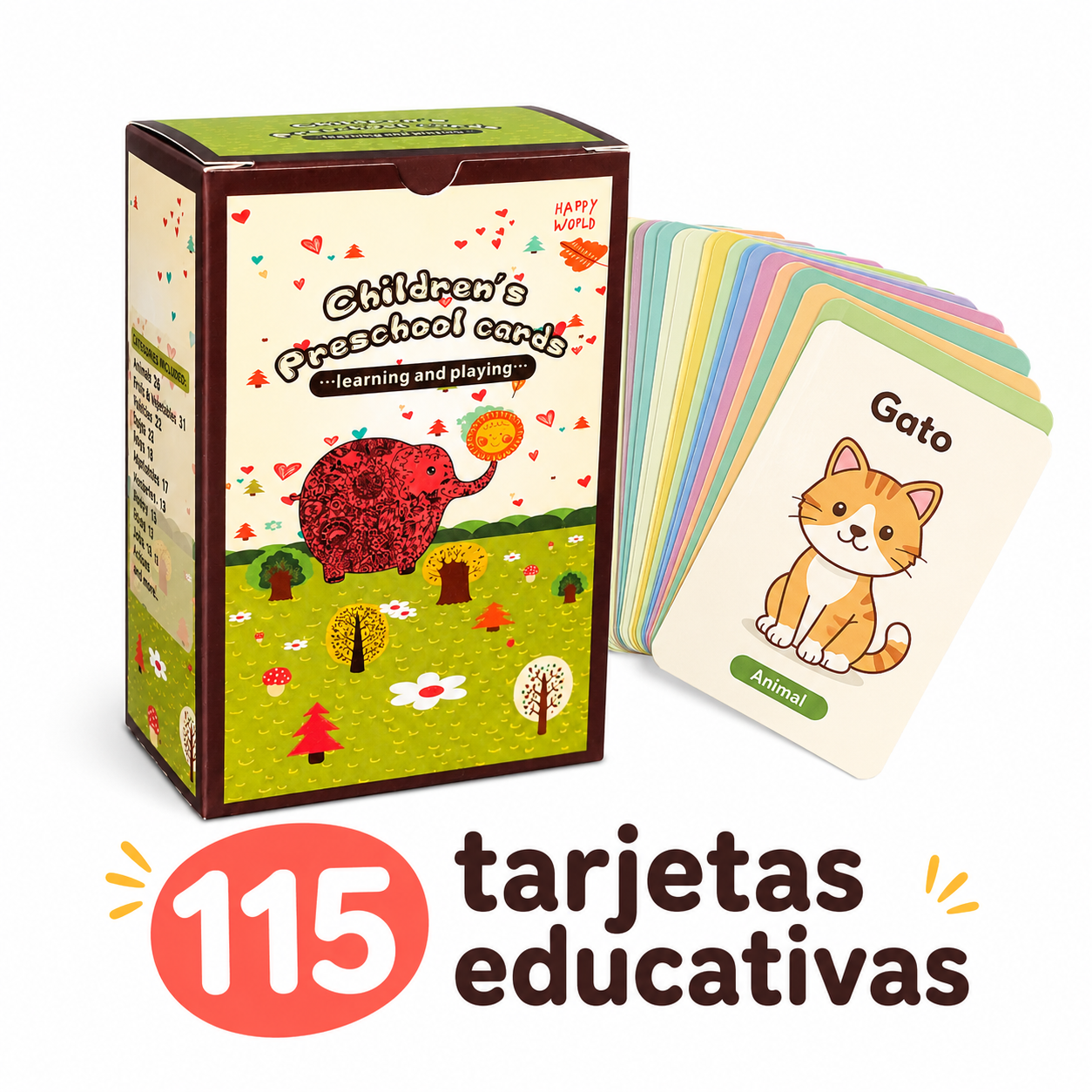115 Tarjetas Educativas (GRATIS)